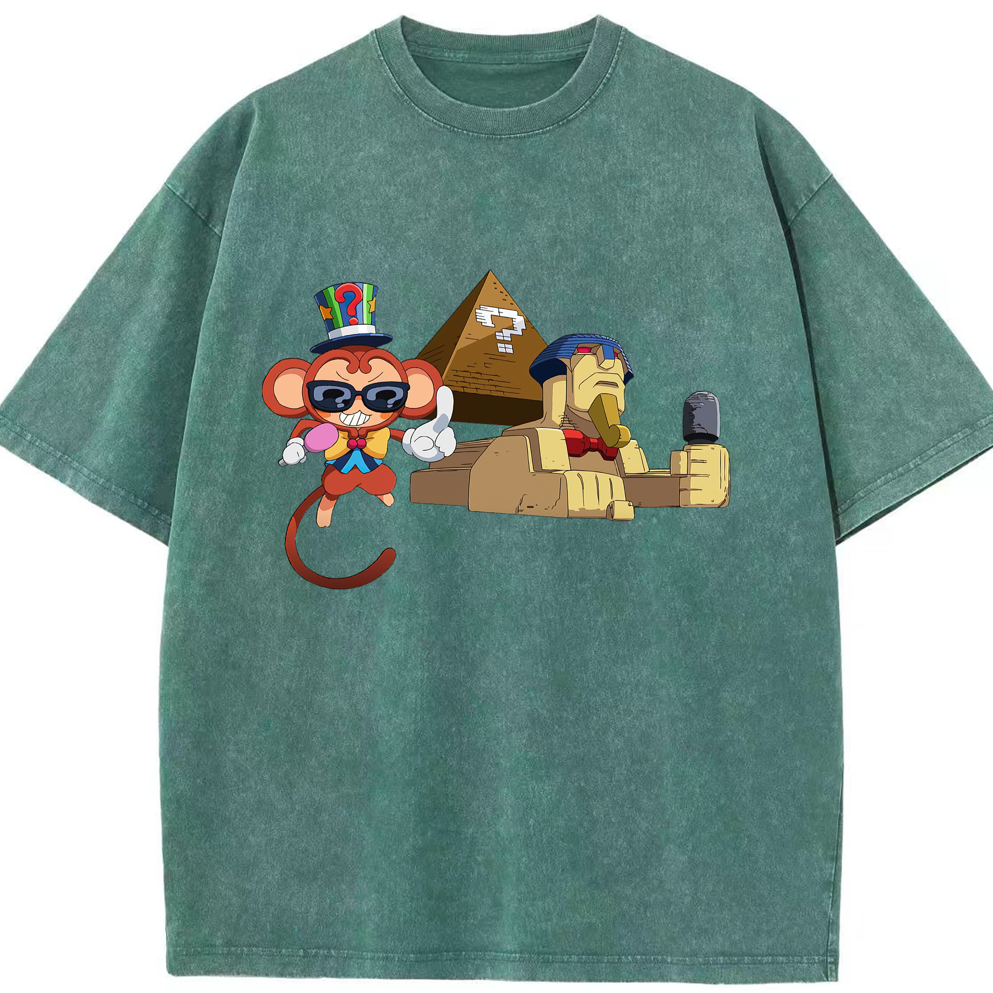（画像用） 遊☆戯☆王 Yu-Gi-Oh! 綿100% ヴィンテージ風 半袖Tシャツ（フロントプリント）